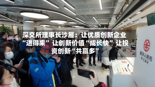 深交所理事长沙雁：让优质创新企业“进得来	” 让创新价值“成长快” 让投资创新“共赢多”-第2张图片
