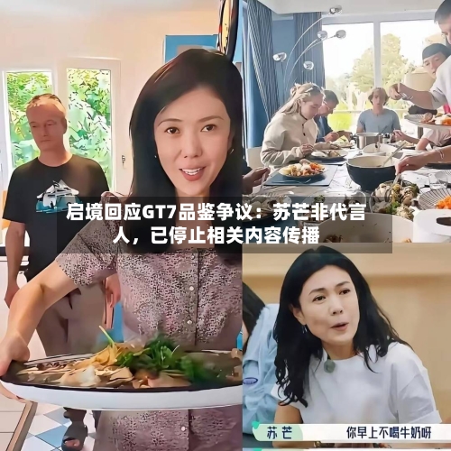 启境回应GT7品鉴争议：苏芒非代言人	，已停止相关内容传播-第3张图片