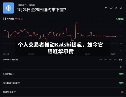 个人交易者推动Kalshi崛起，如今它瞄准华尔街-第2张图片