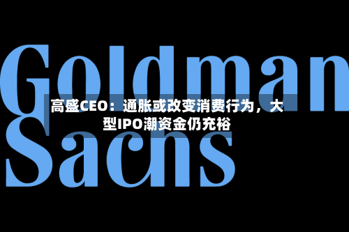 高盛CEO：通胀或改变消费行为，大型IPO潮资金仍充裕-第3张图片