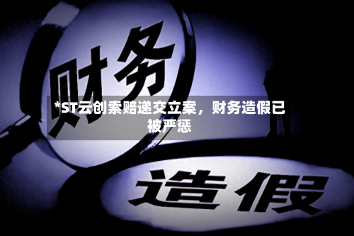 *ST云创索赔递交立案，财务造假已被严惩-第2张图片
